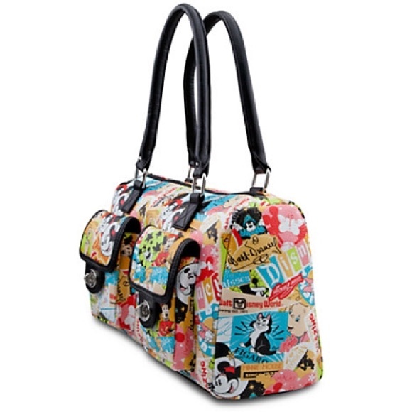 Disney Parks Handbag Classics Collage Purse Mickey Mouse and Friends Dumbo Bambi - Picture 8 of 9